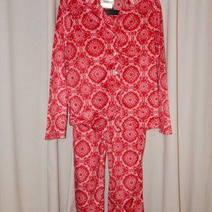 ADONNA SLEEPWEAR 2 PIECE FLEECE PAJAMA SET NWT